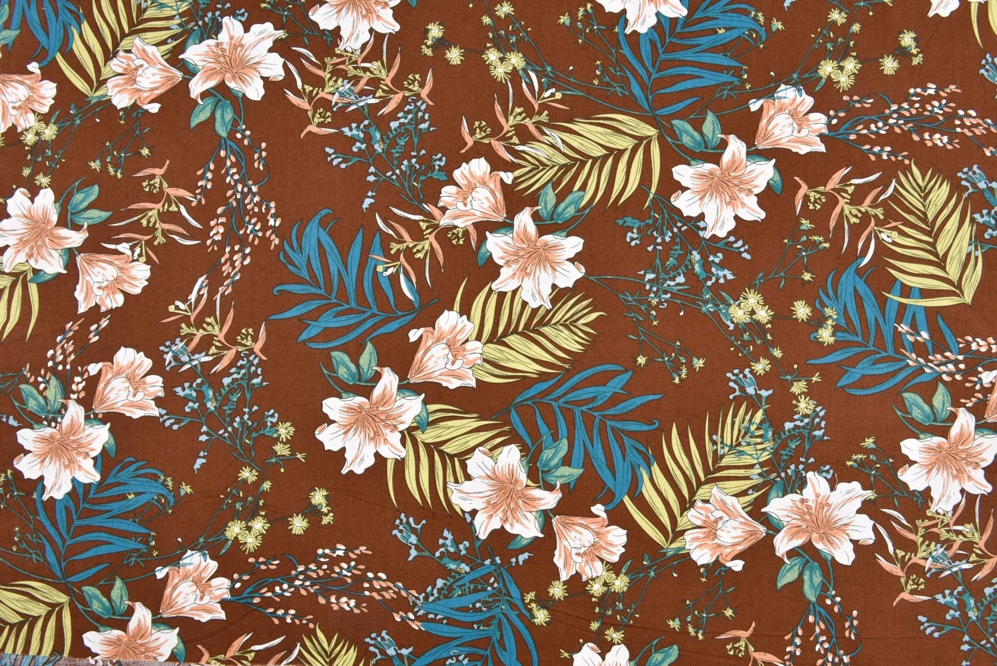 100% Cotton Loom Line Tiger Lily  Fabric - 192