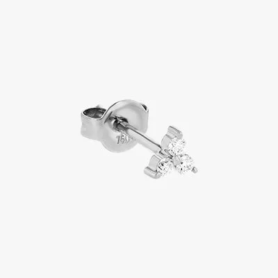 14K H-I/SI Mini Trois Diamond Earrings