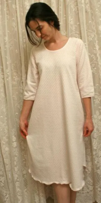 3/4 Sleeve 3/4 Length Gown Dot Collection