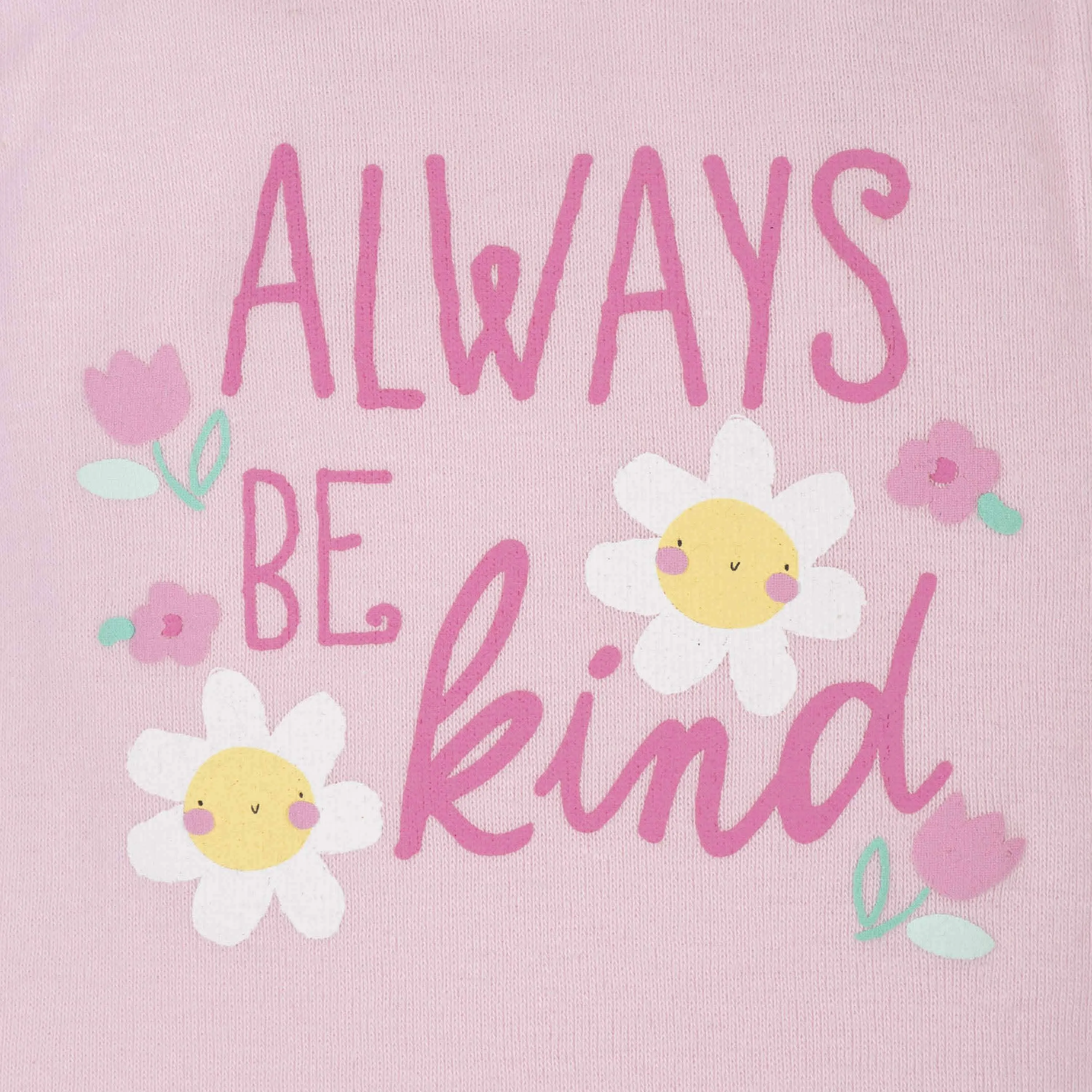 4-Pack Baby Girls Be Kind Tank Onesies Bodysuits