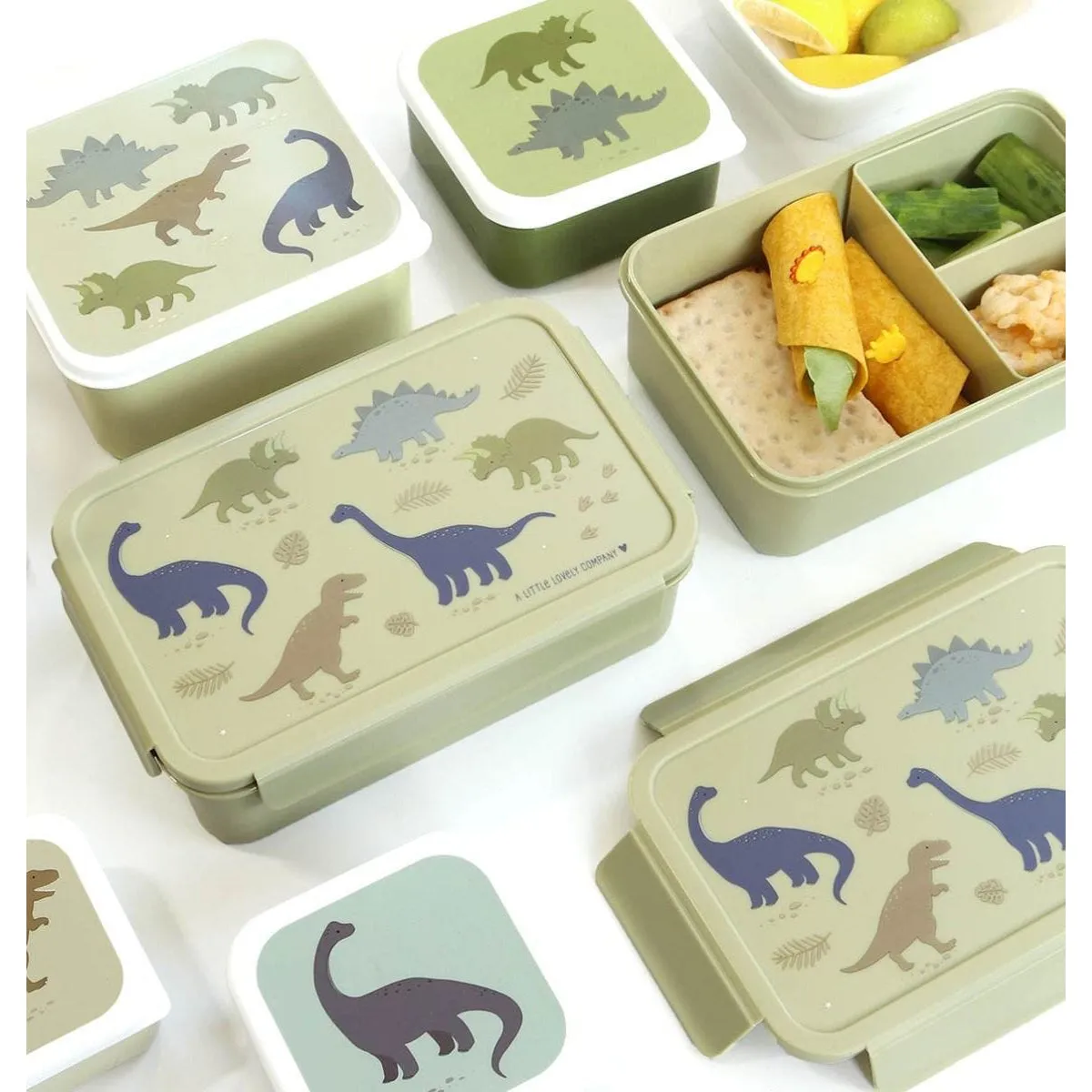 A Little Lovely Company Bento Lunch Box: Dinosaurs