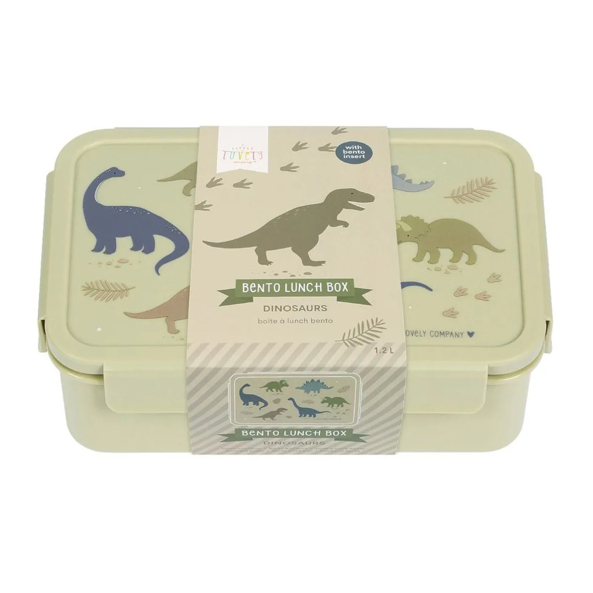 A Little Lovely Company Bento Lunch Box: Dinosaurs