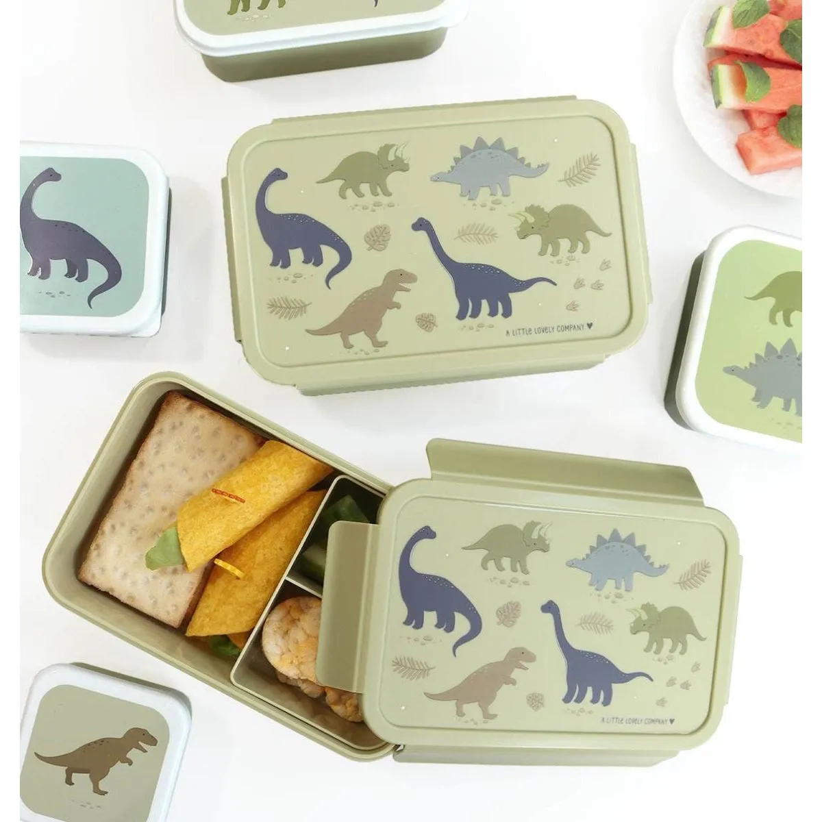 A Little Lovely Company Bento Lunch Box: Dinosaurs