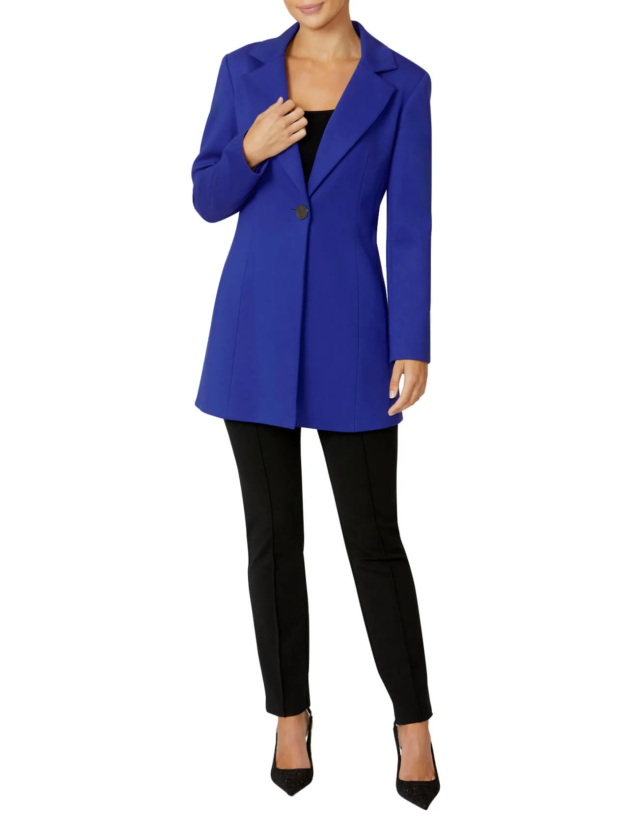 Abbey Cobalt Ponti Coat