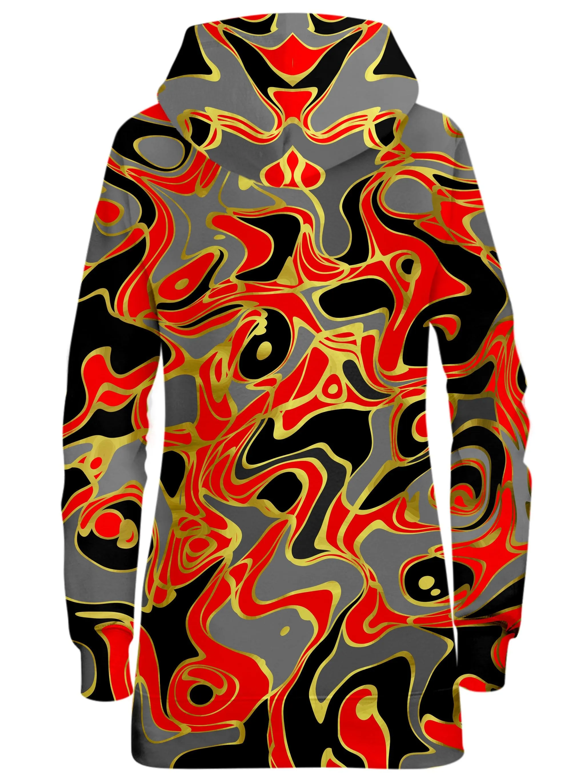 Abstract Journey Hoodie Dress