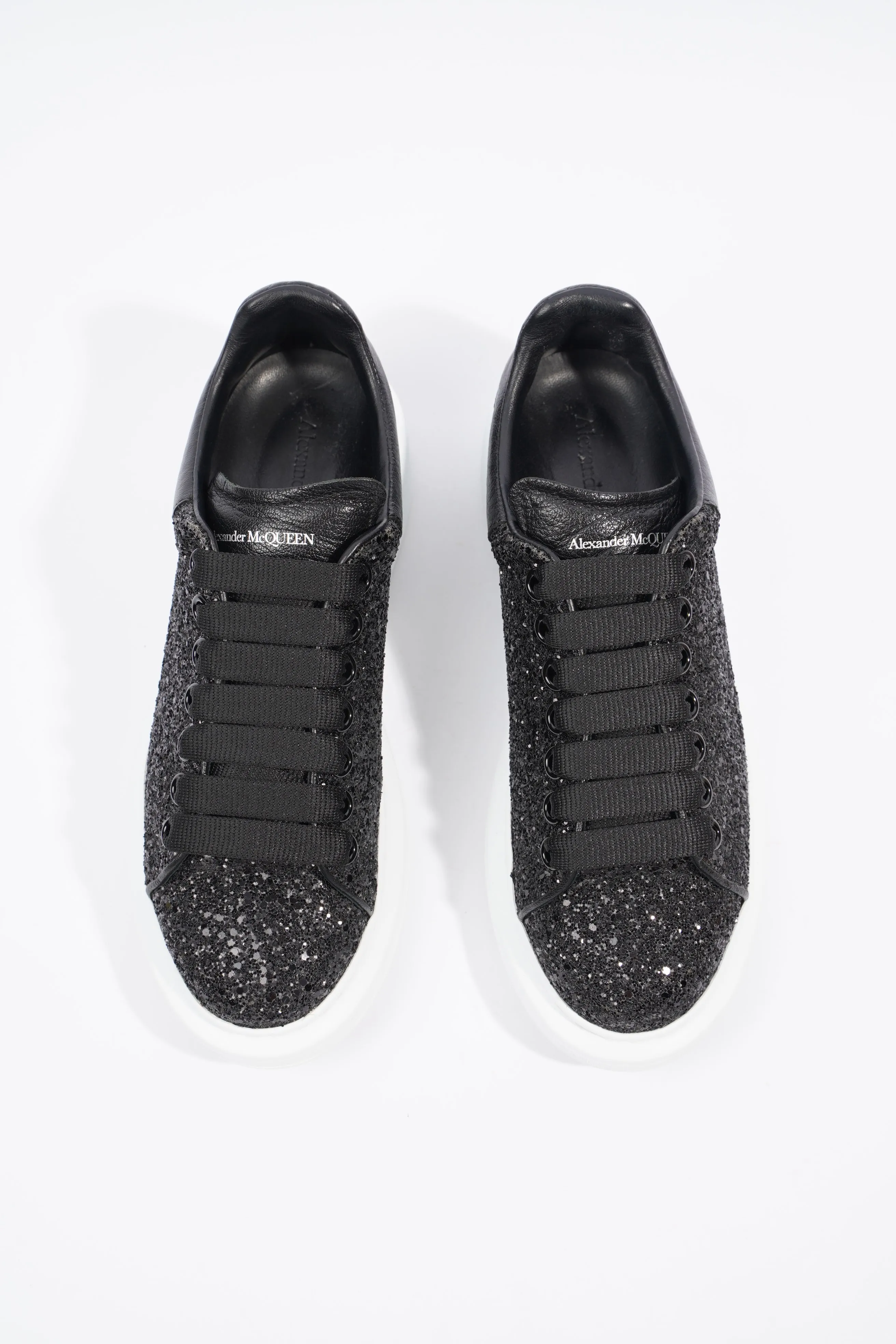 Alexander McQueen Oversized Sneaker Black Glitter EU 38 / UK 5