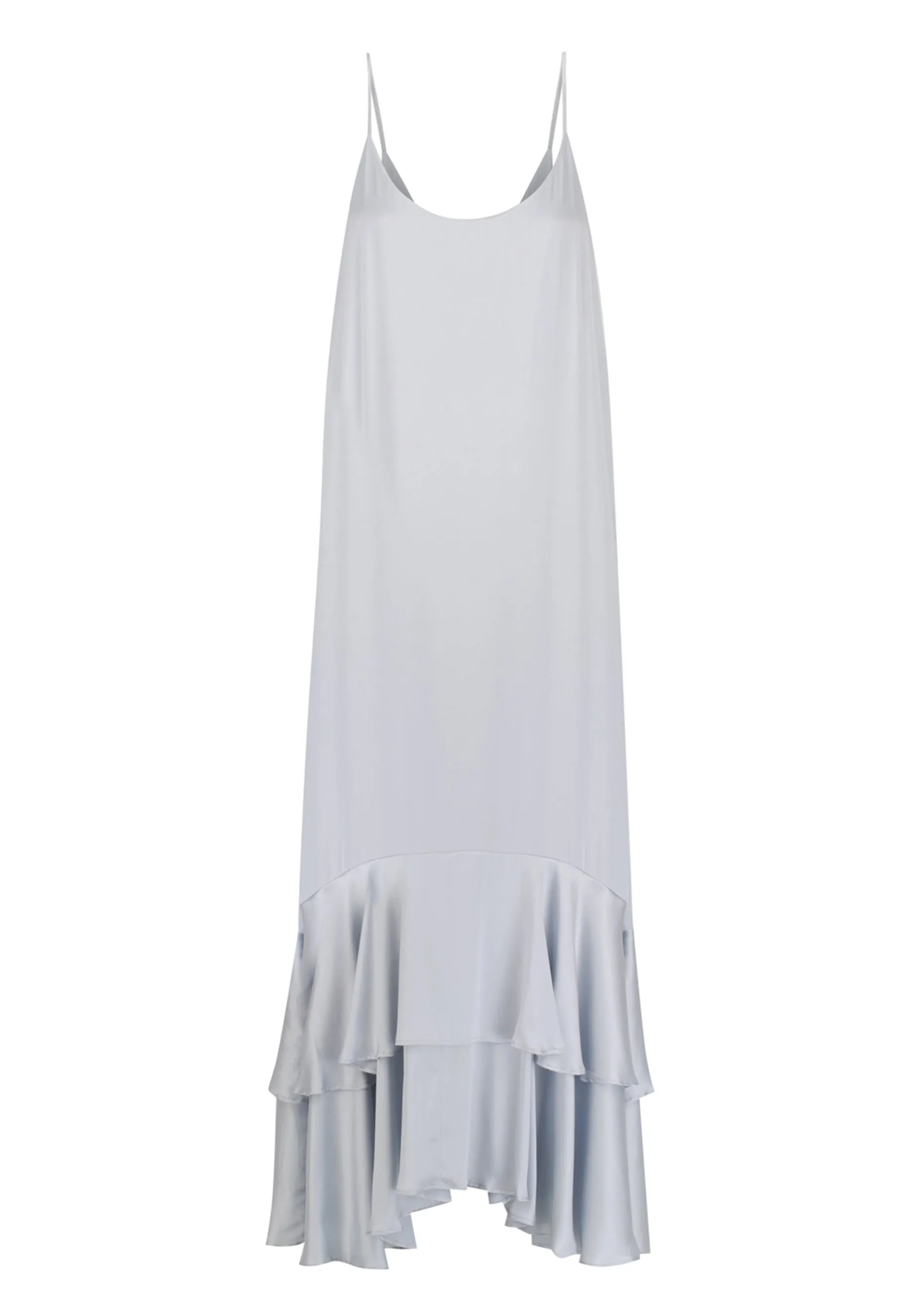 Anais Silk Maxi Dress_Ice