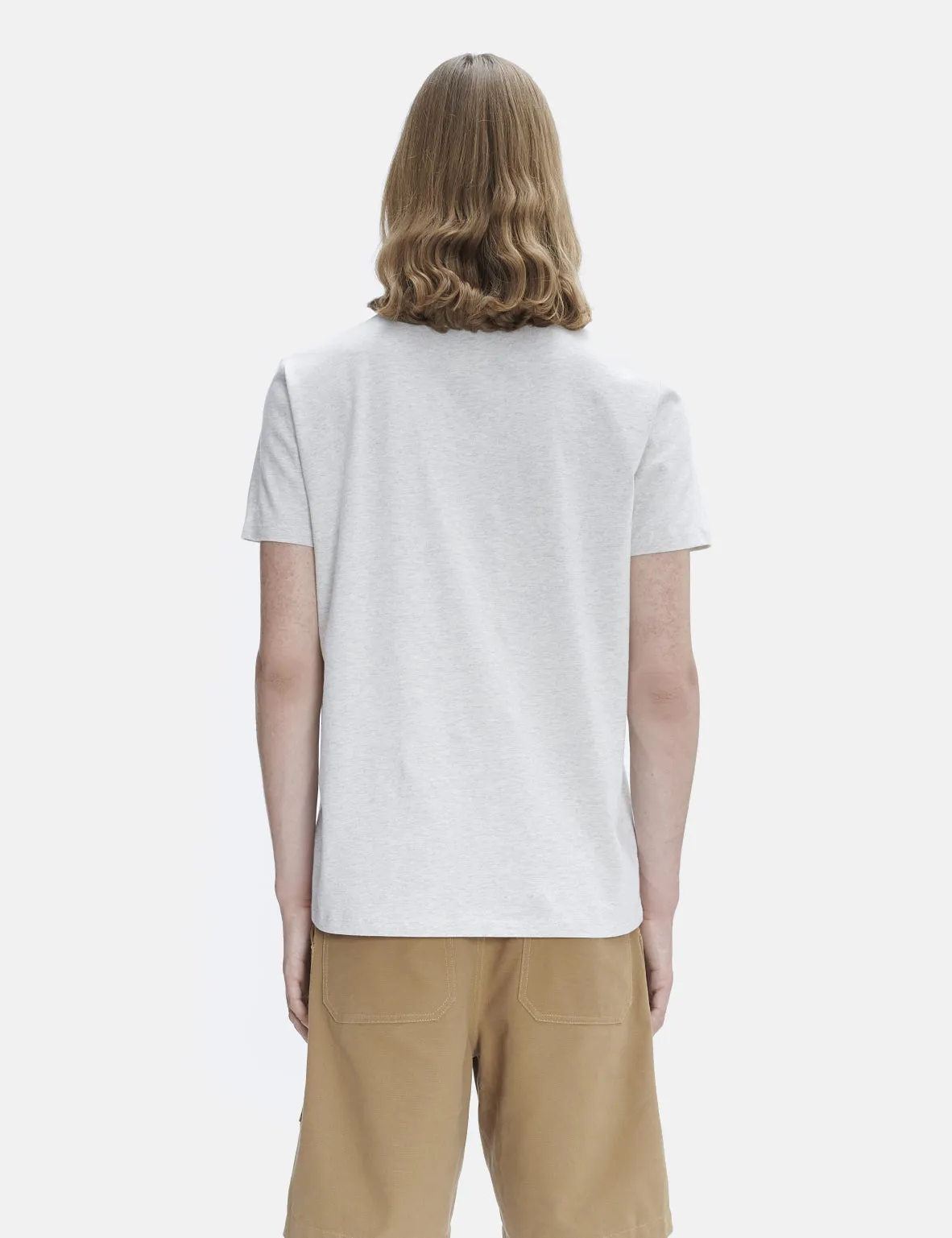 A.P.C. VPC Bicolour H T-Shirt - Ecru China/Orange