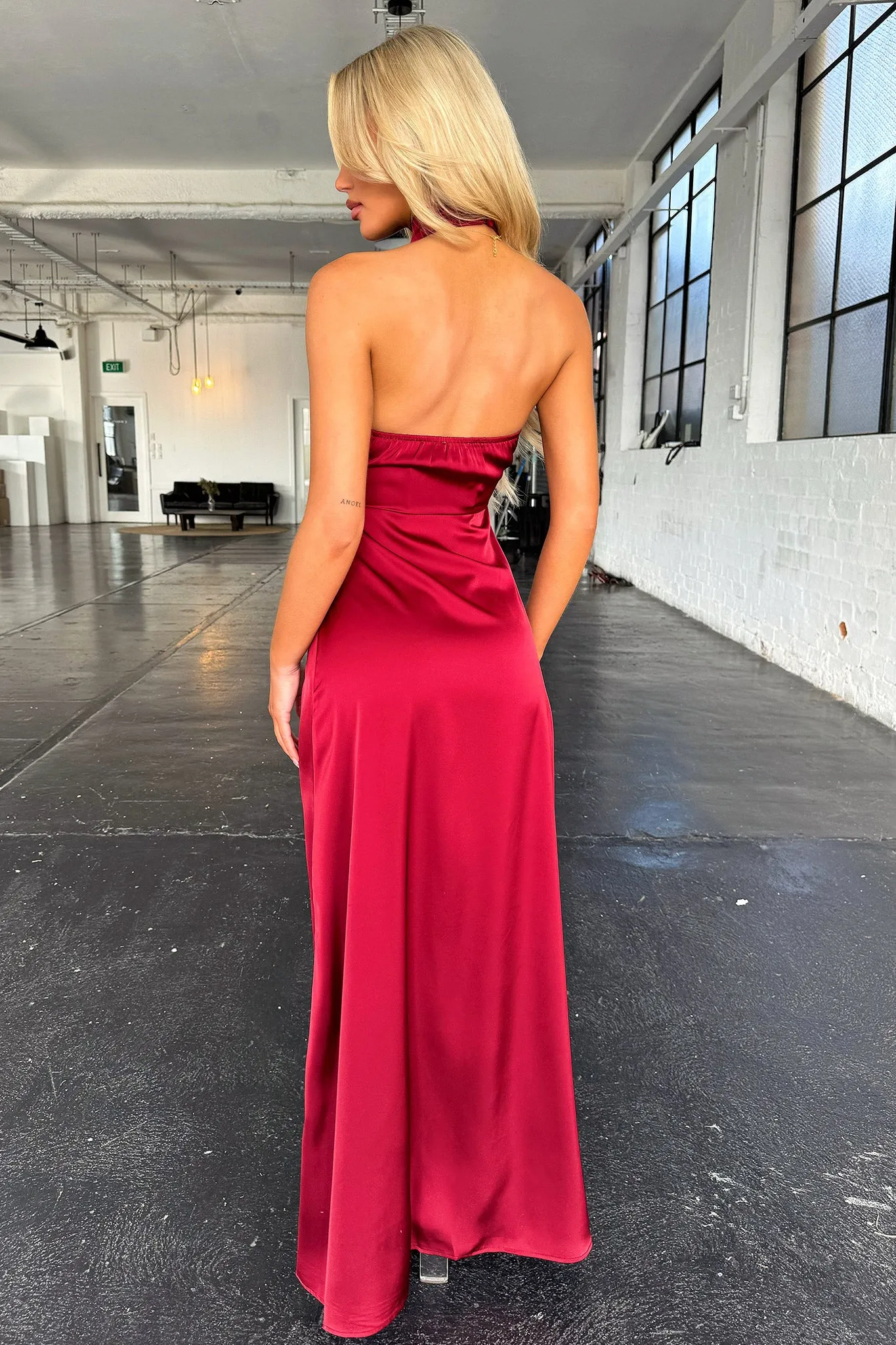 Arabelle Maxi Dress - Burgundy