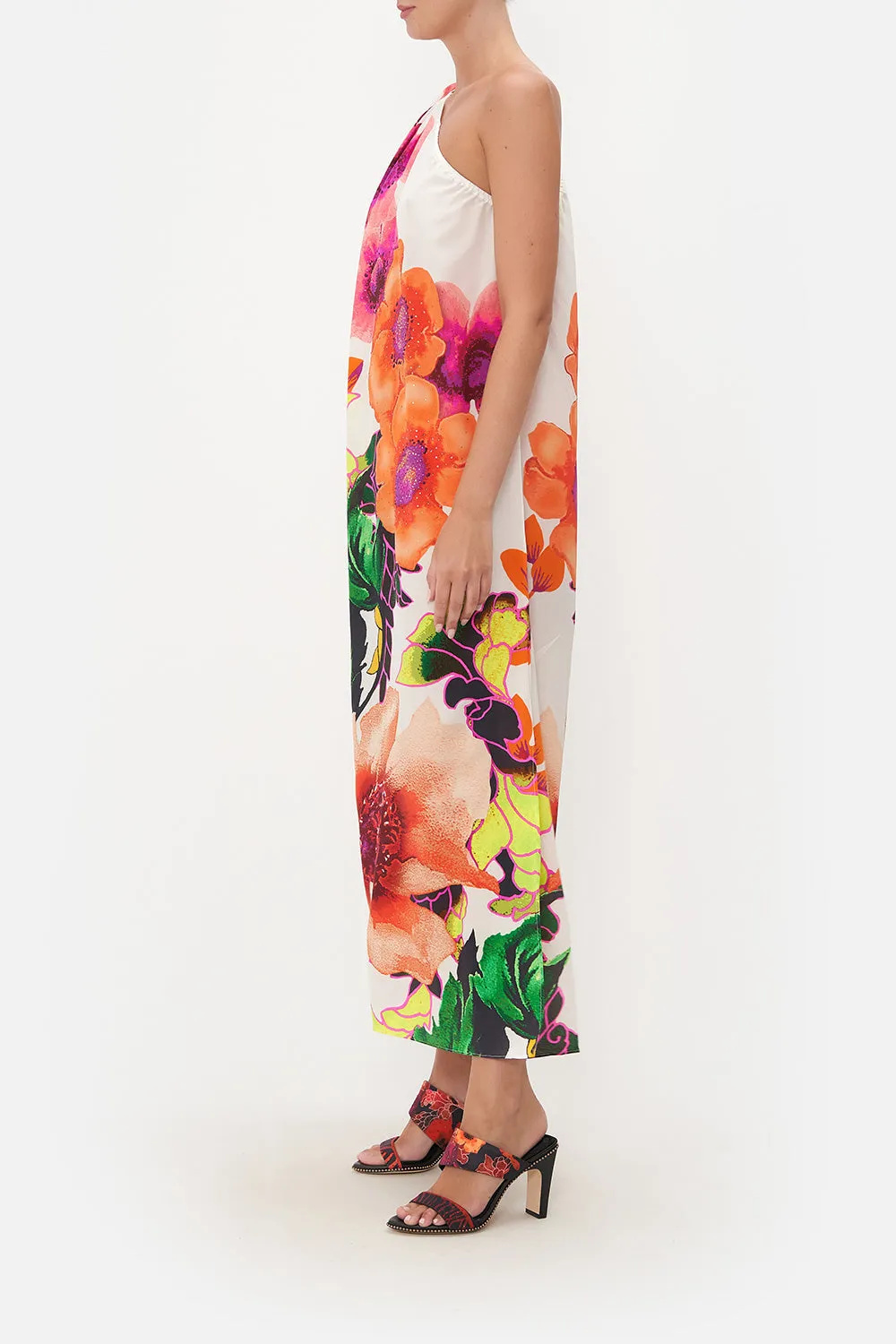 ASYMMETRIC HARDWARE KAFTAN PRETTY AS A POPPY