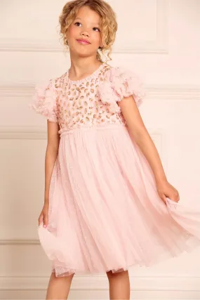 Autumn Leaves Bodice Kids Dress