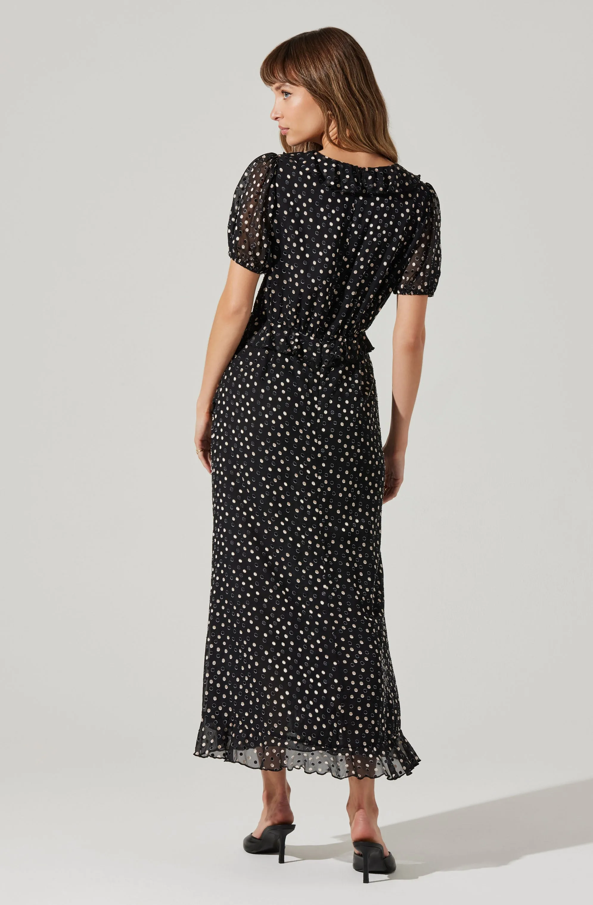 Bennet Polka Dot Midi Dress