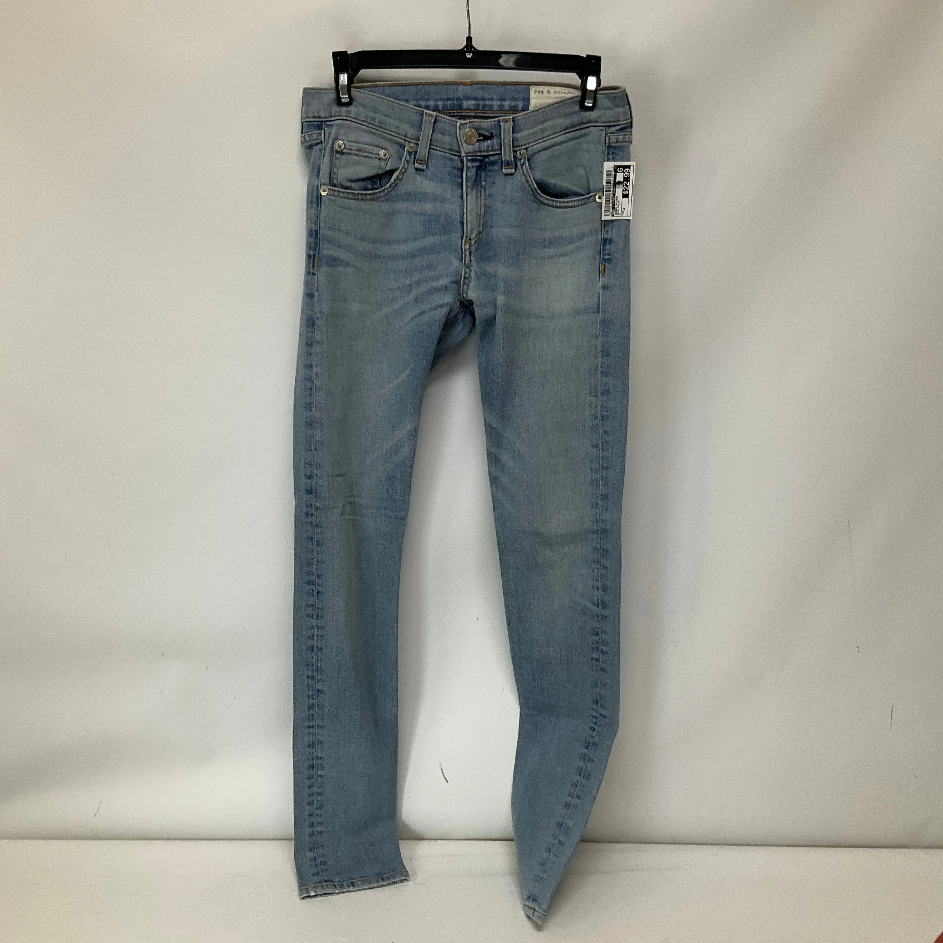 Blue Denim Jeans Skinny Rag & Bones Jeans, Size 2