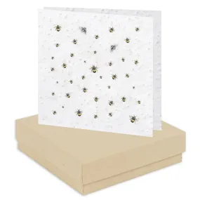 Boxed Multi Bee Plantable Seed Earring Card