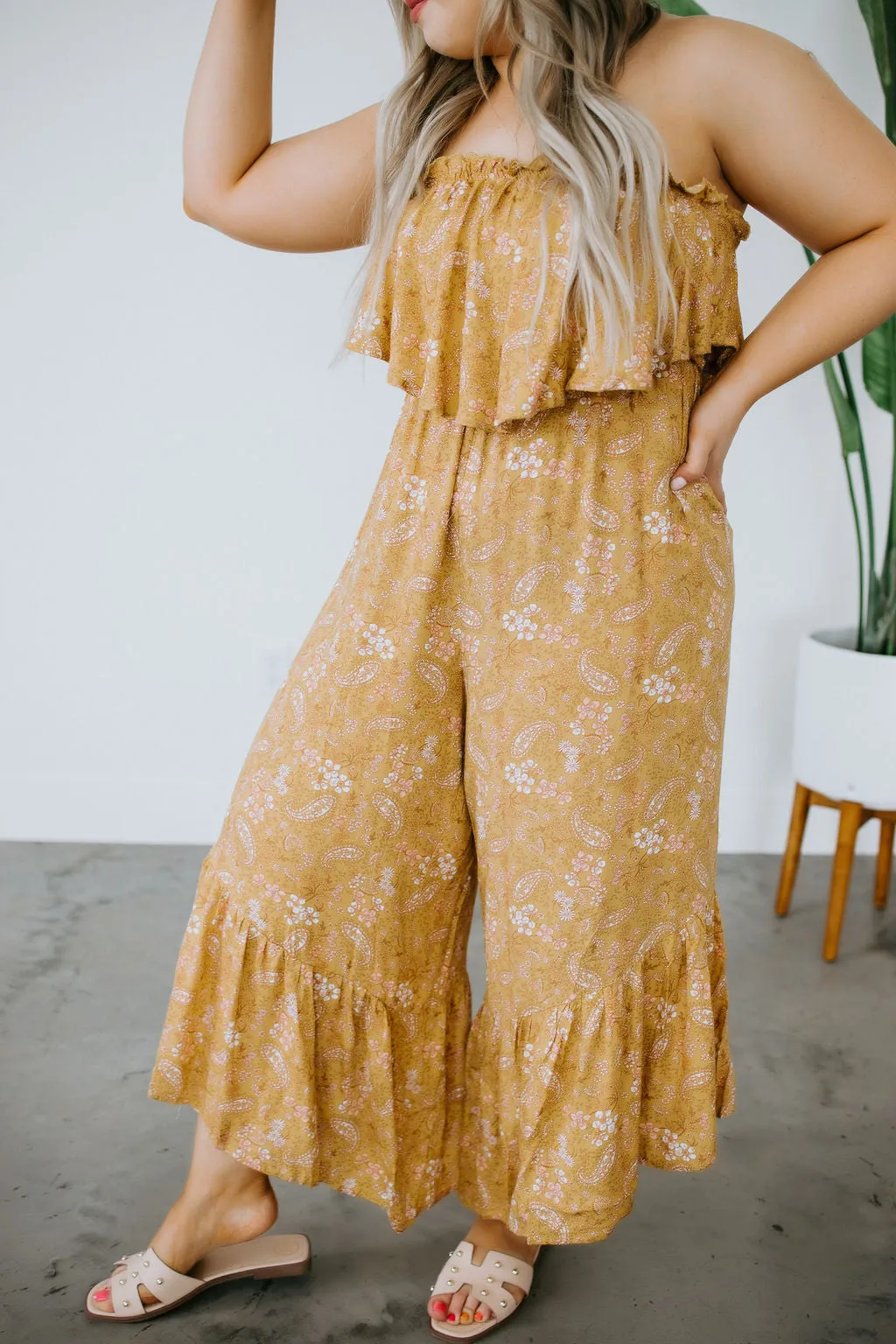 Breezin' By Paisley Jumpsuit