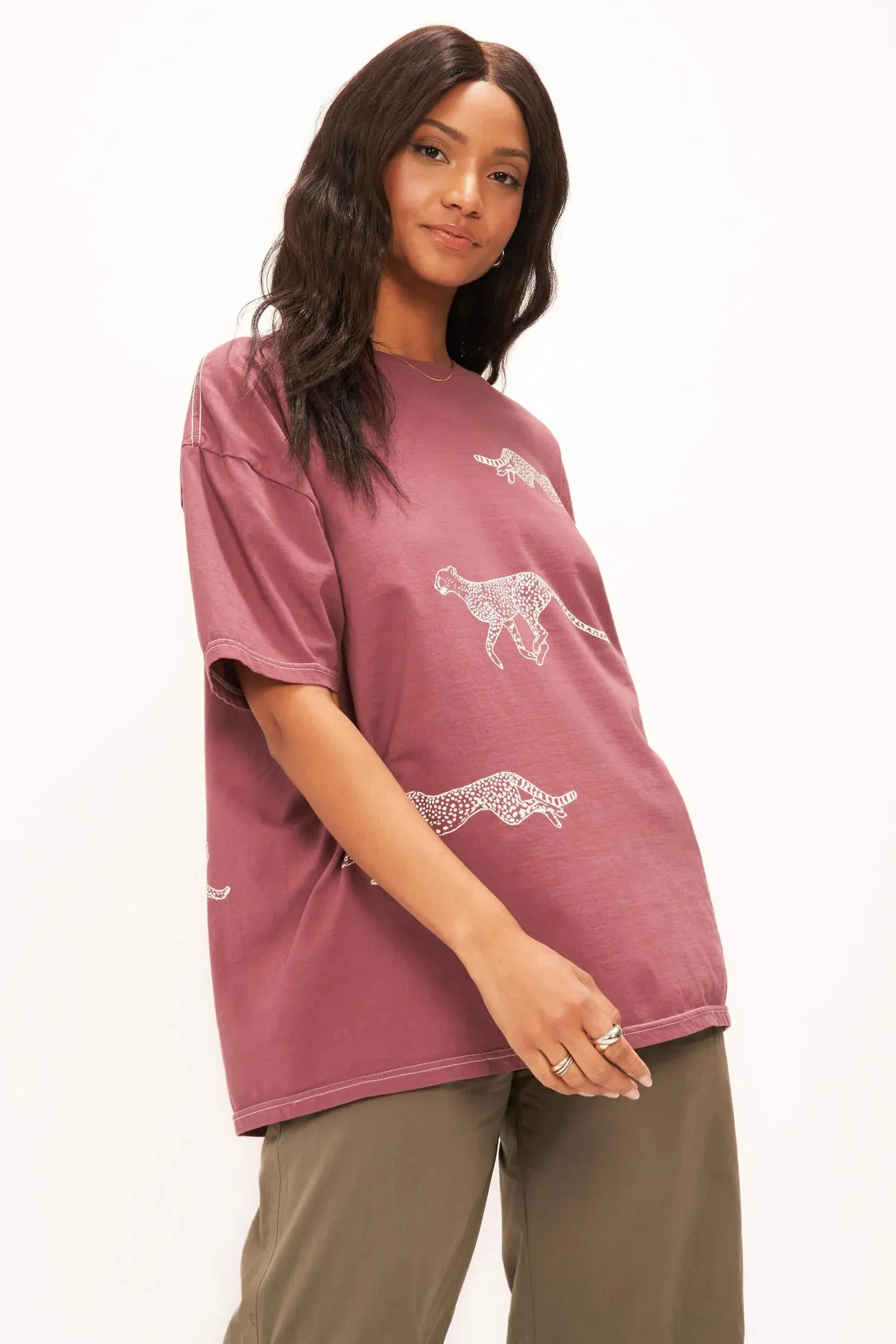 CHEETAHS OVERSIZED TEE