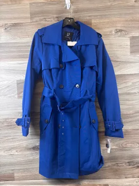 Coat Trench Coat By New York And Co In Blue, Size: L