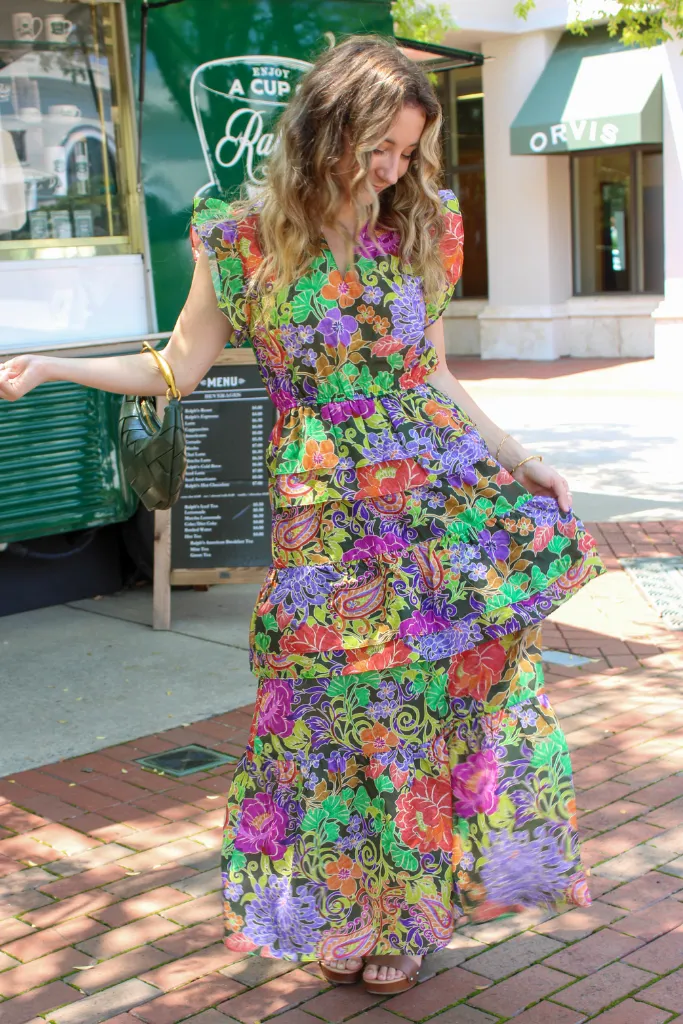 Daydream of You Ruffle Maxi Dress