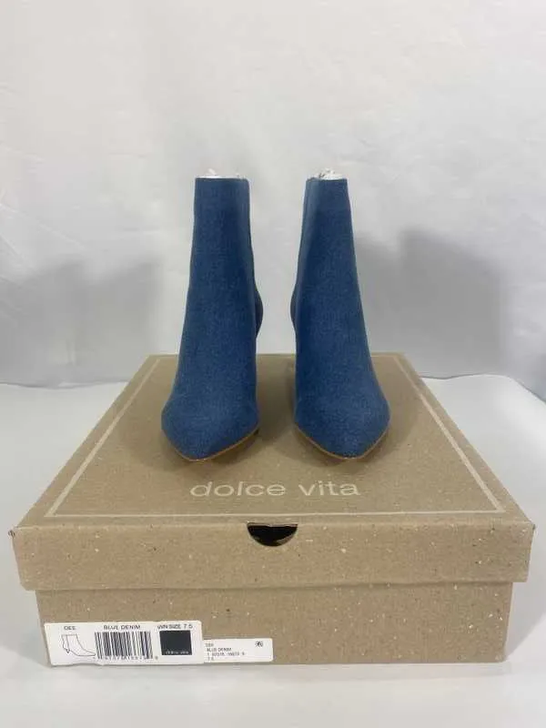 DEE BOOTIES BLUE DENIM - re:vita