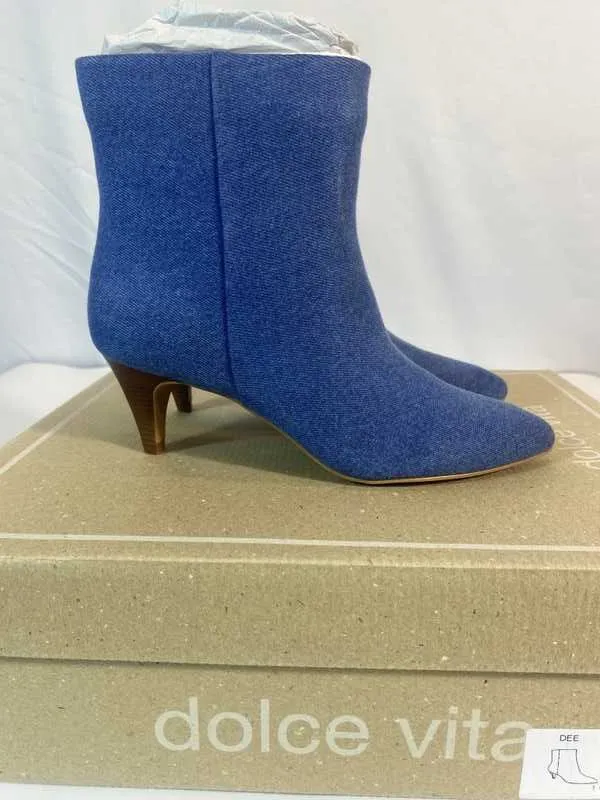 DEE BOOTIES BLUE DENIM - re:vita