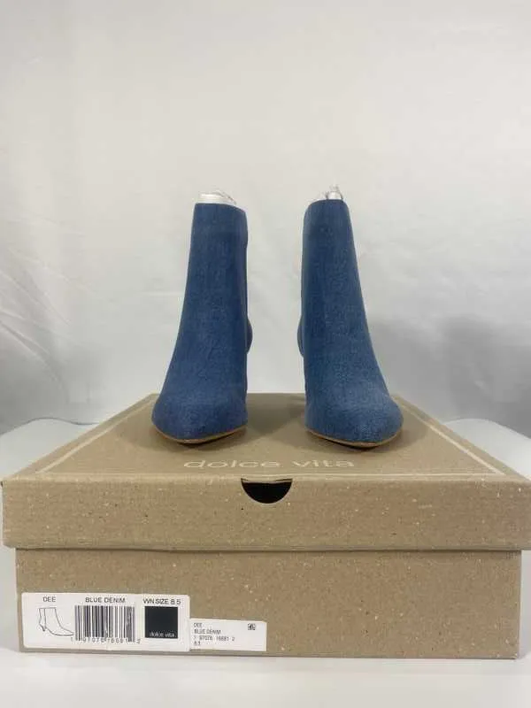 DEE BOOTIES BLUE DENIM - re:vita