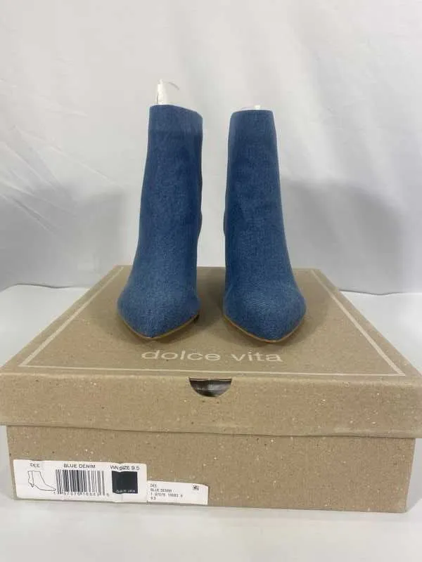 DEE BOOTIES BLUE DENIM - re:vita