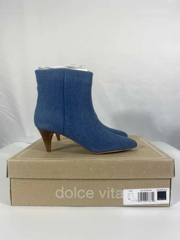 DEE BOOTIES BLUE DENIM - re:vita