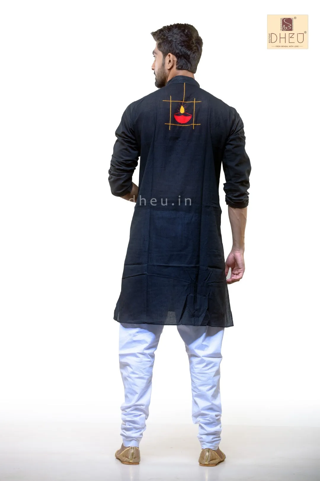 Diya Applique Cotton  Kurta