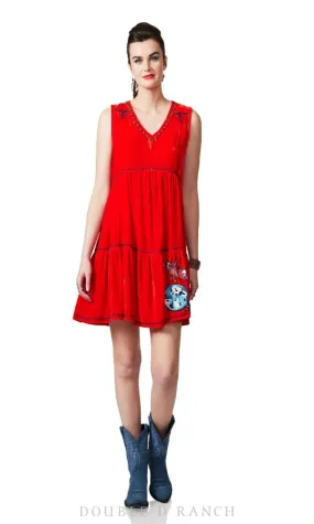 Double D Ranch - Terra Nova Dress - Rocket Red