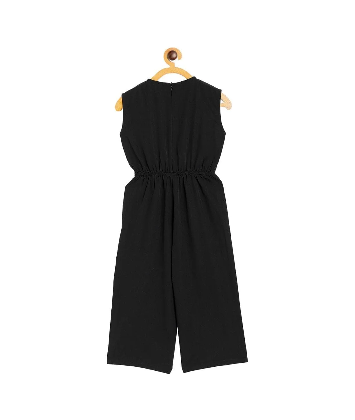 Elasticated key-hole Jumpsuit for Girls