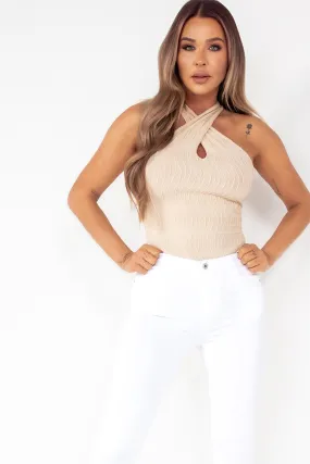 Emer Nude Textured Top