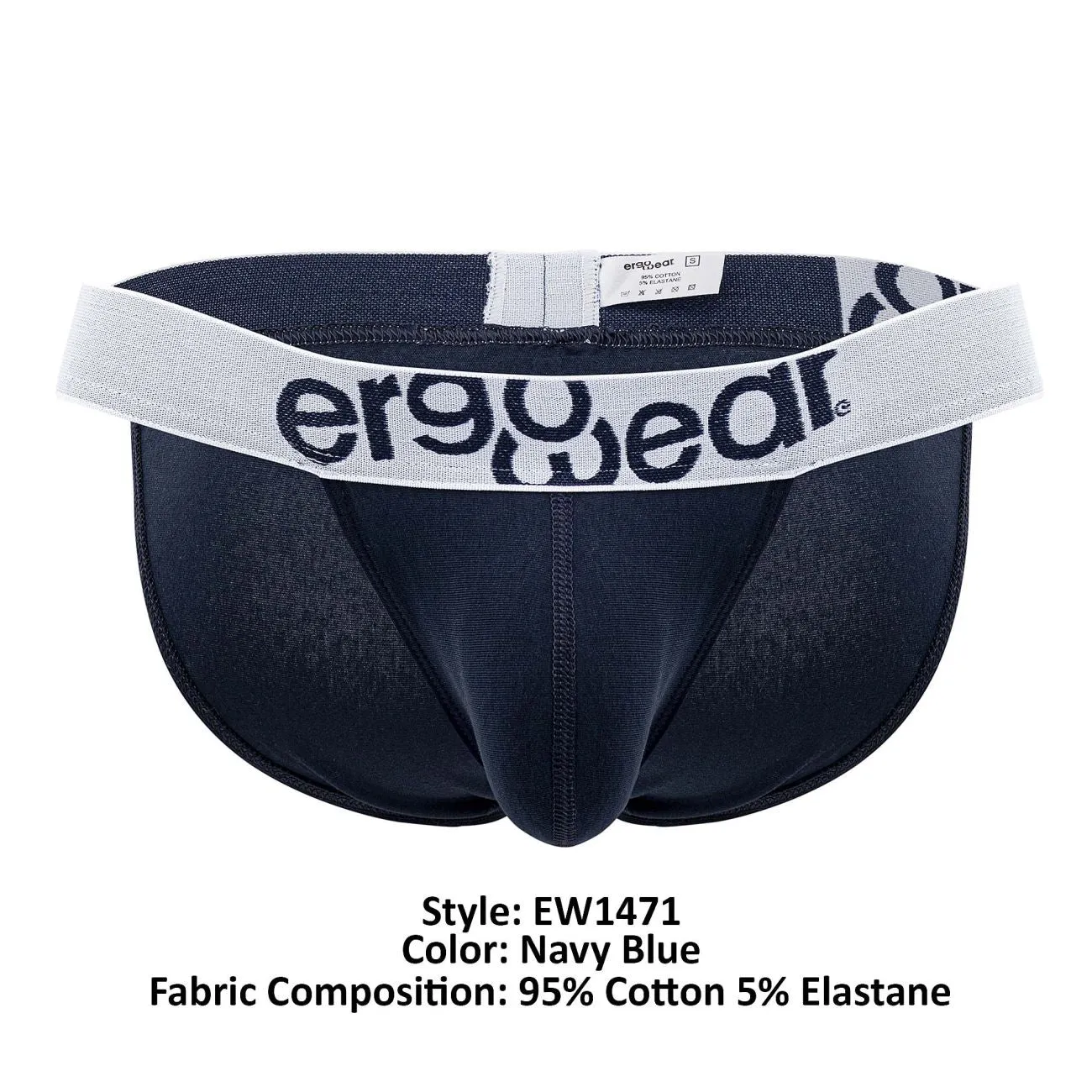 ErgoWear EW1471 MAX COTTON Bikini Color Navy Blue