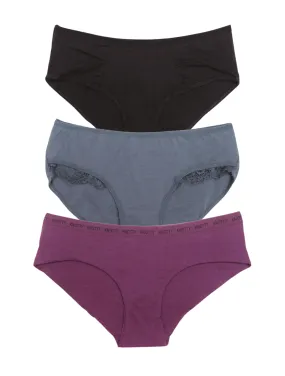 Everyday Dark Cotton Brief Set (3-Pack)