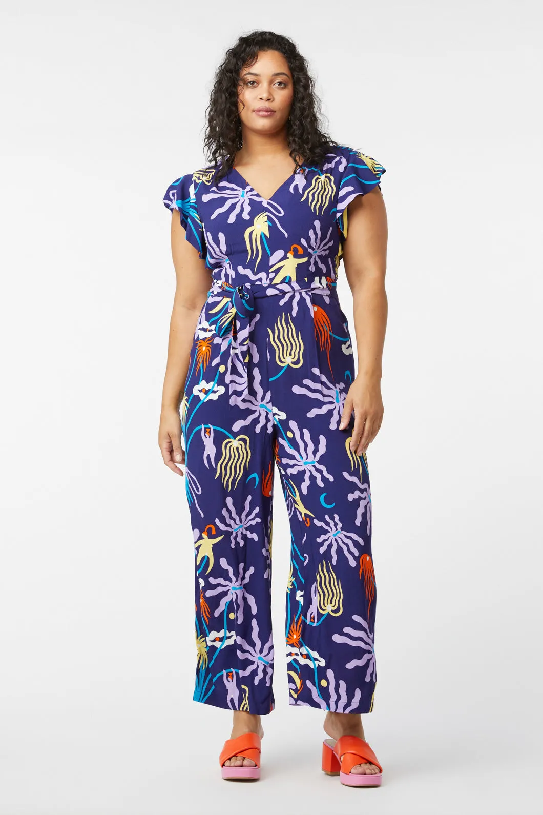 Floral Spring Pantsuit