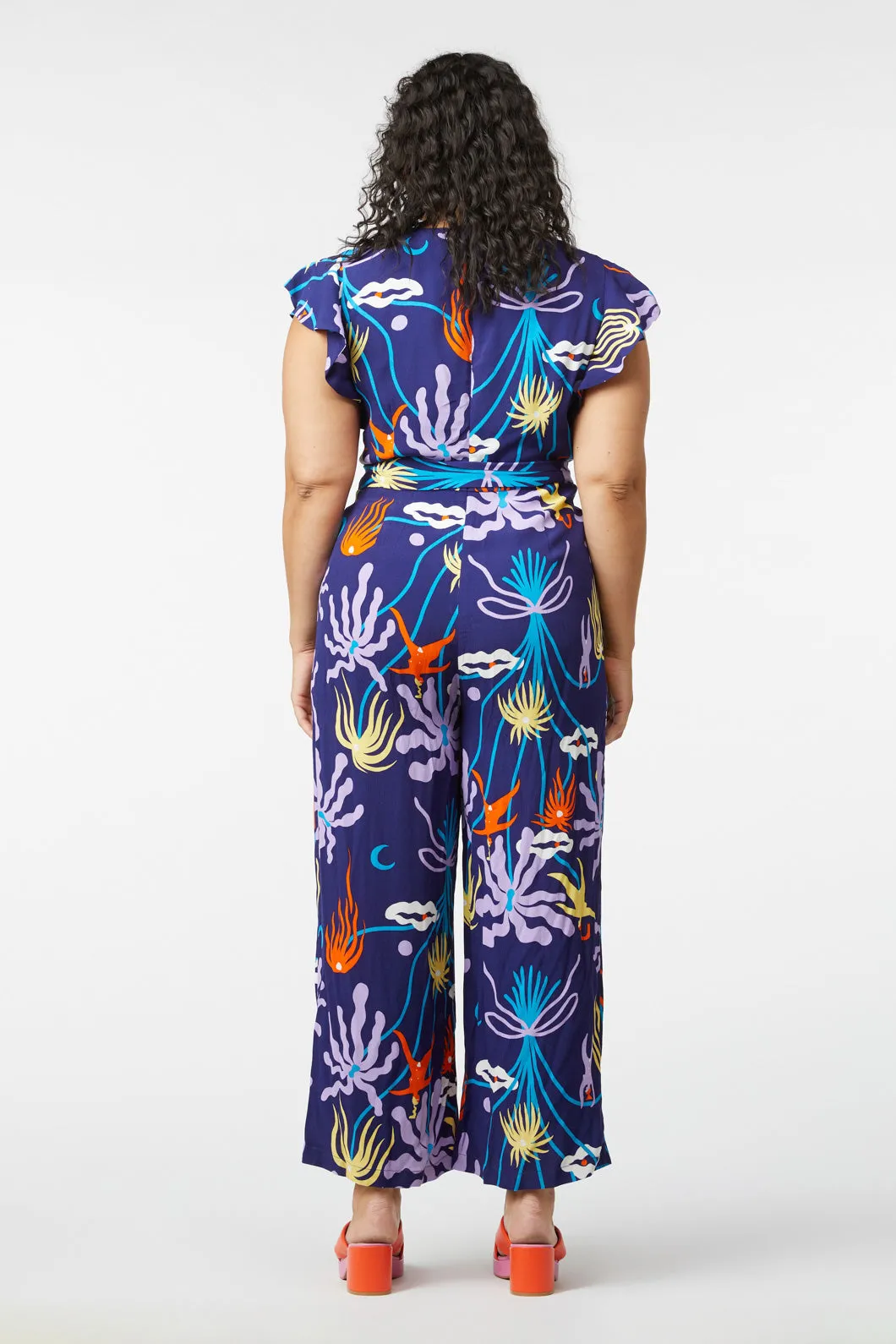 Floral Spring Pantsuit