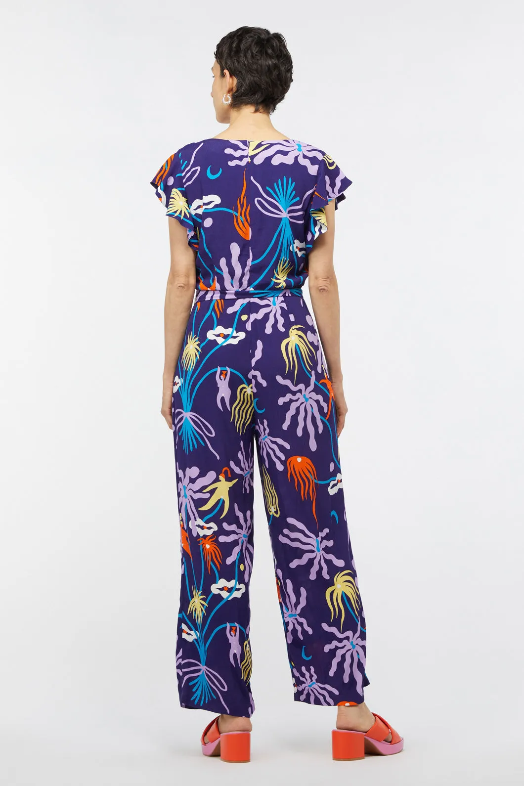 Floral Spring Pantsuit