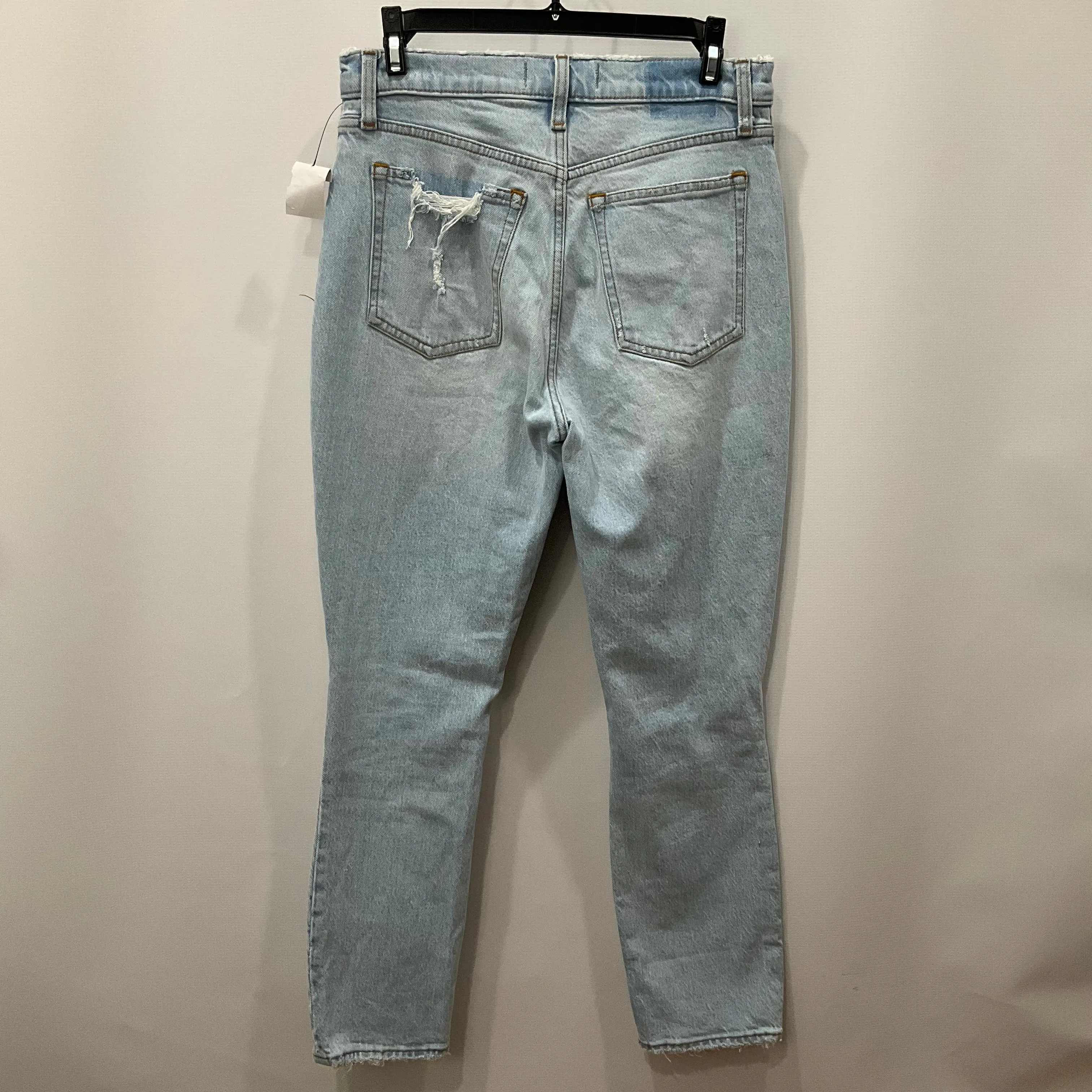 Jeans Skinny By Abercrombie And Fitch In Blue Denim, Size: 4