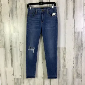 Jeans Skinny By Just Black In Blue Denim, Size: 4