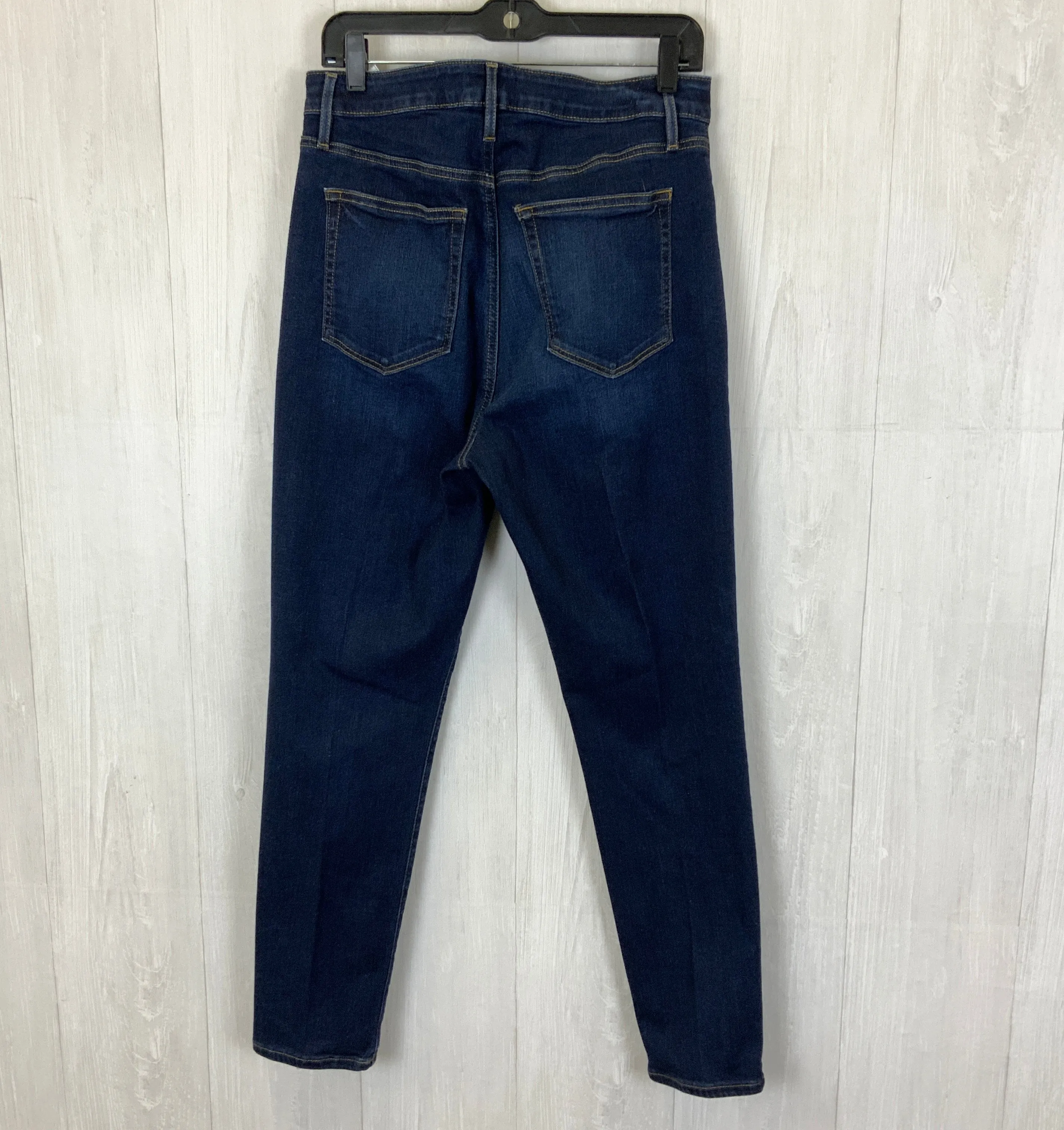 Jeans Skinny By Loft In Blue Denim, Size: 10