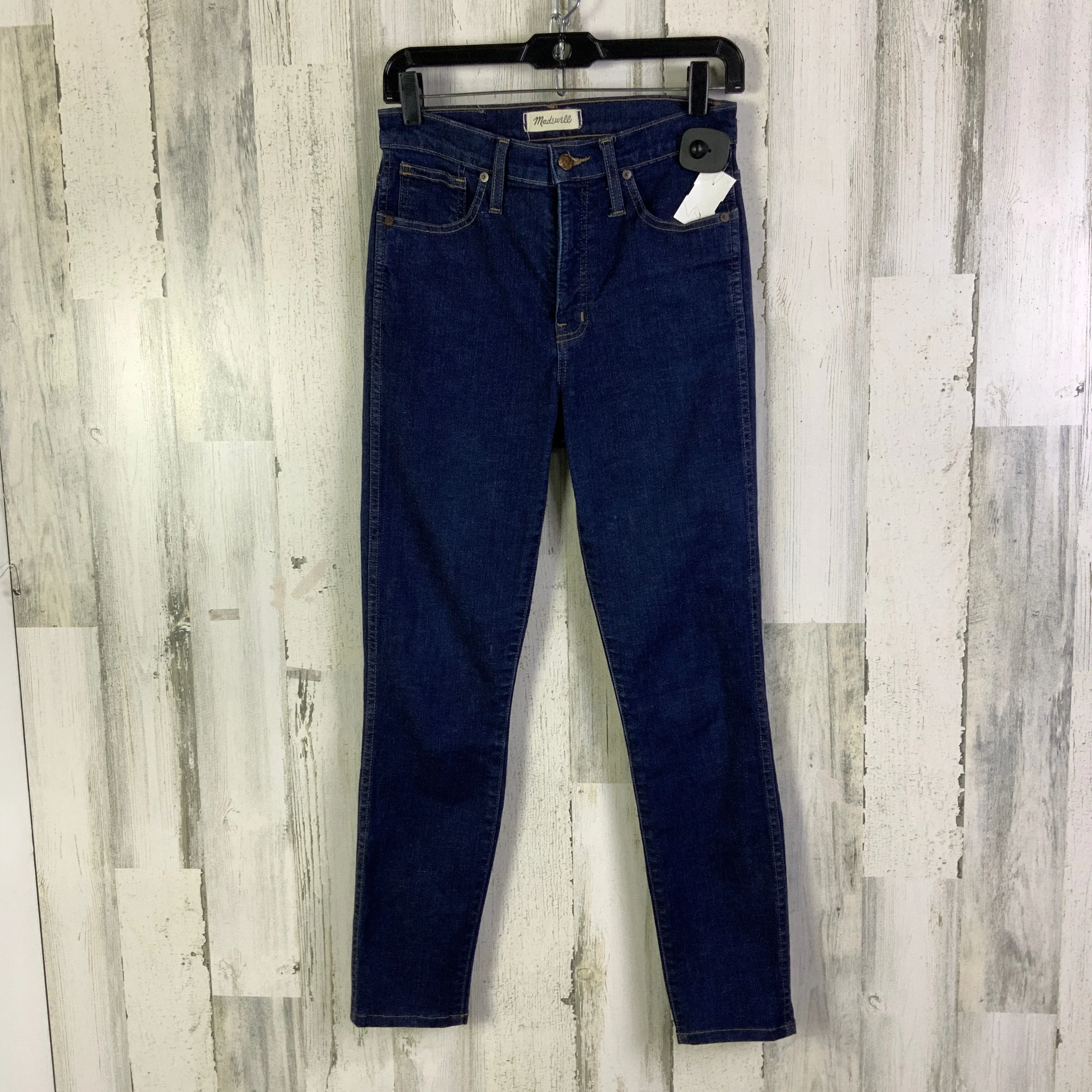 Jeans Skinny By Madewell In Blue Denim, Size: 4