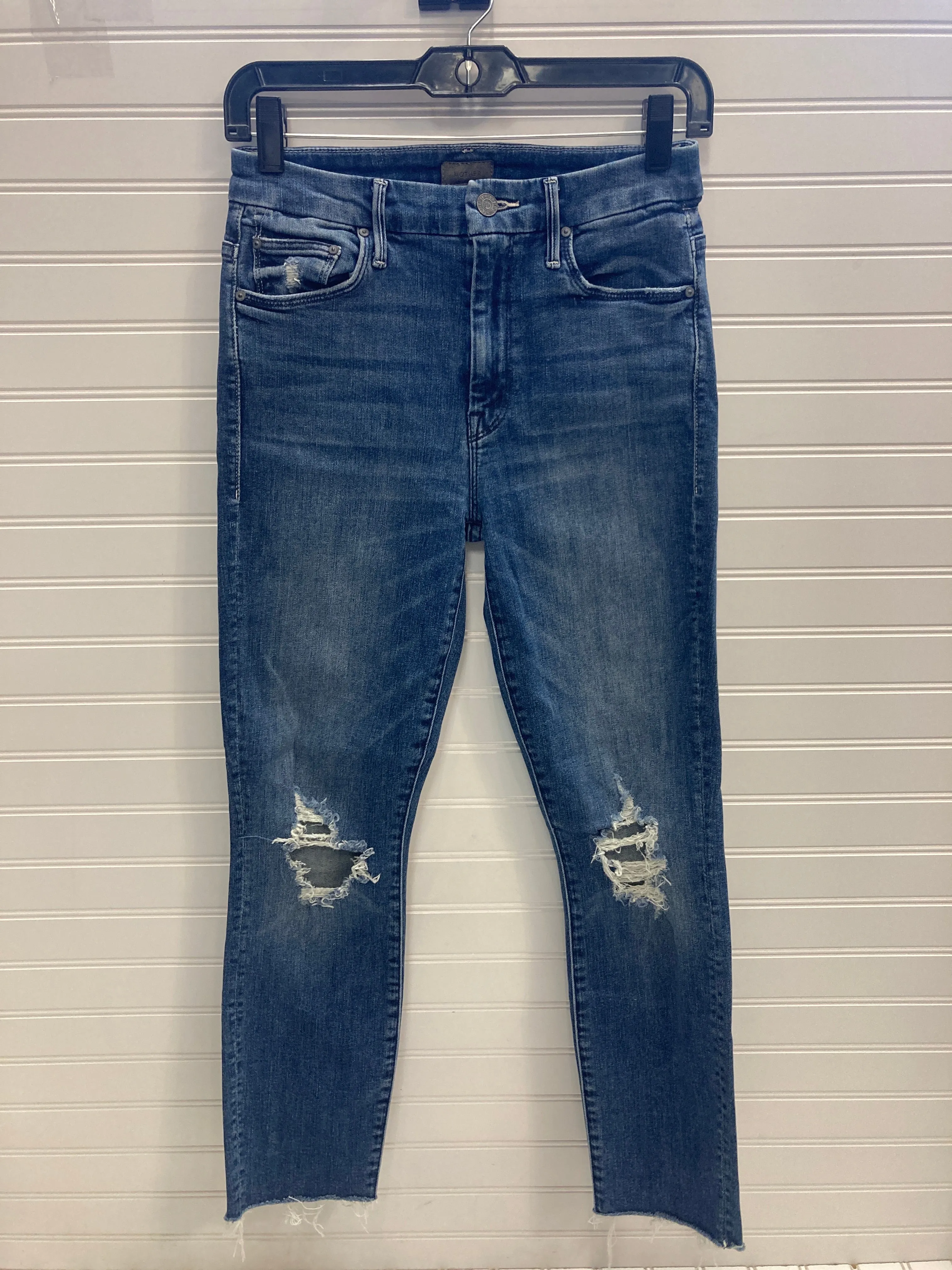 Jeans Skinny By Mother In Blue Denim, Size: 2