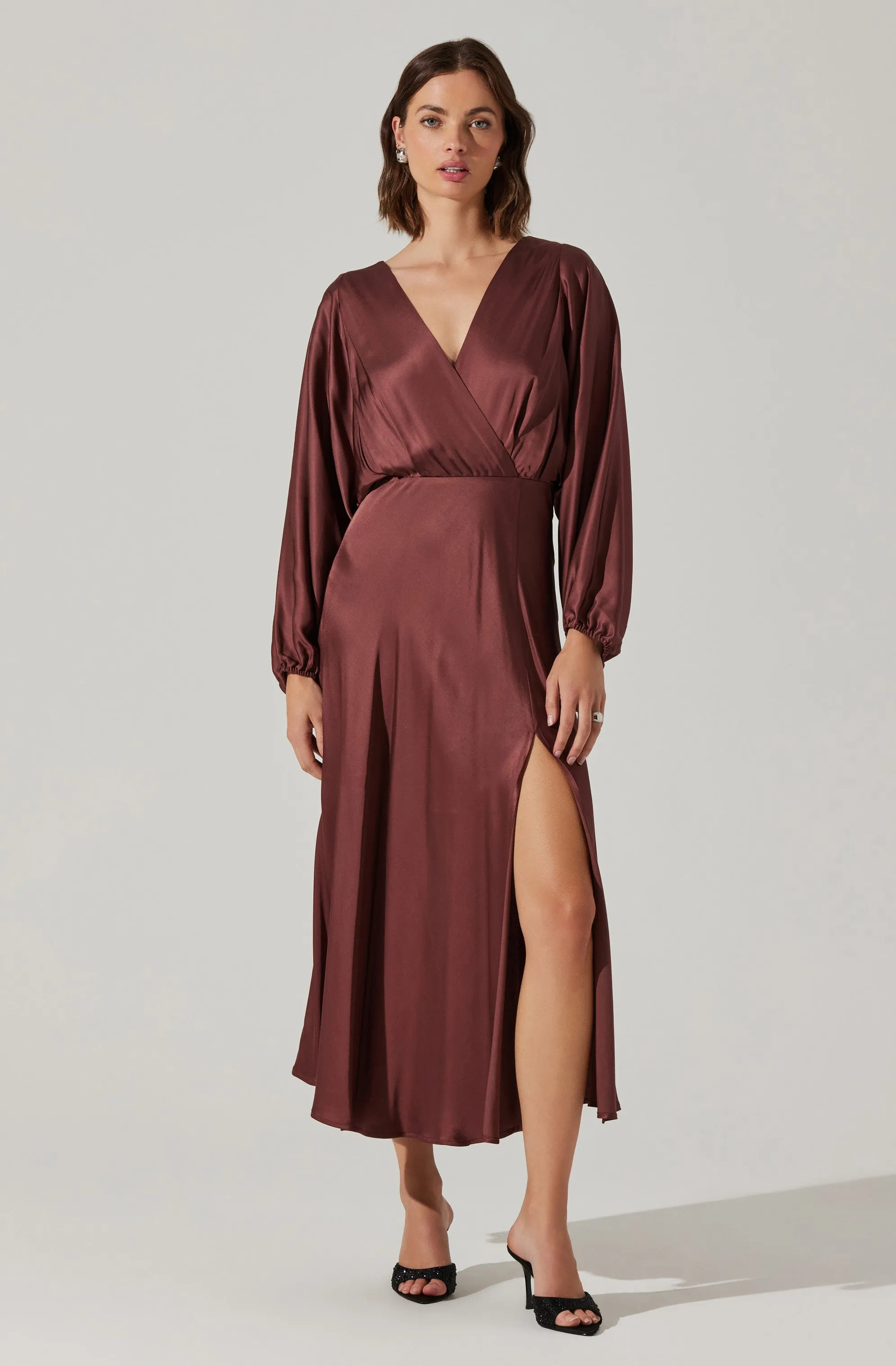 Kimiko V-Neck Midi Dress