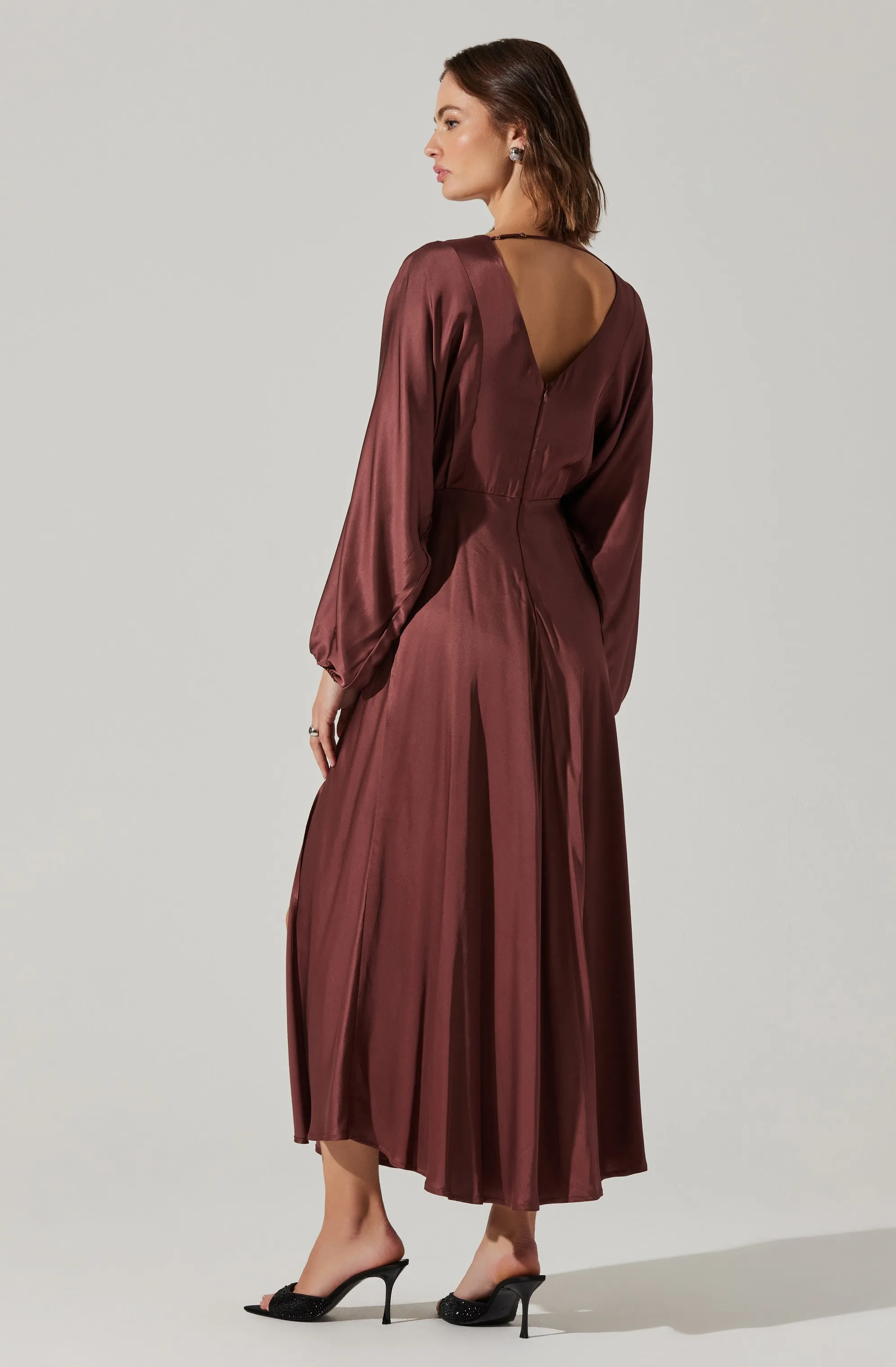 Kimiko V-Neck Midi Dress