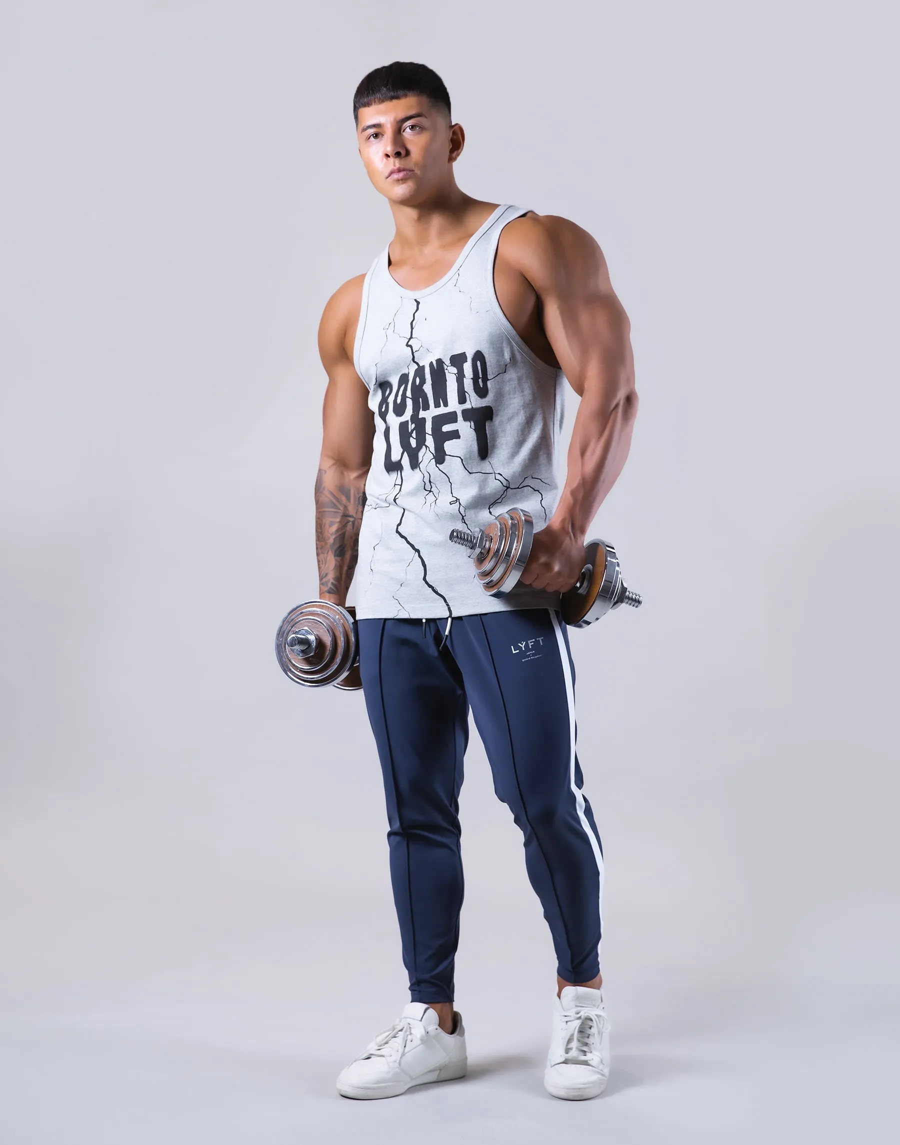 Lightning Paint Training Tanktop - Grey