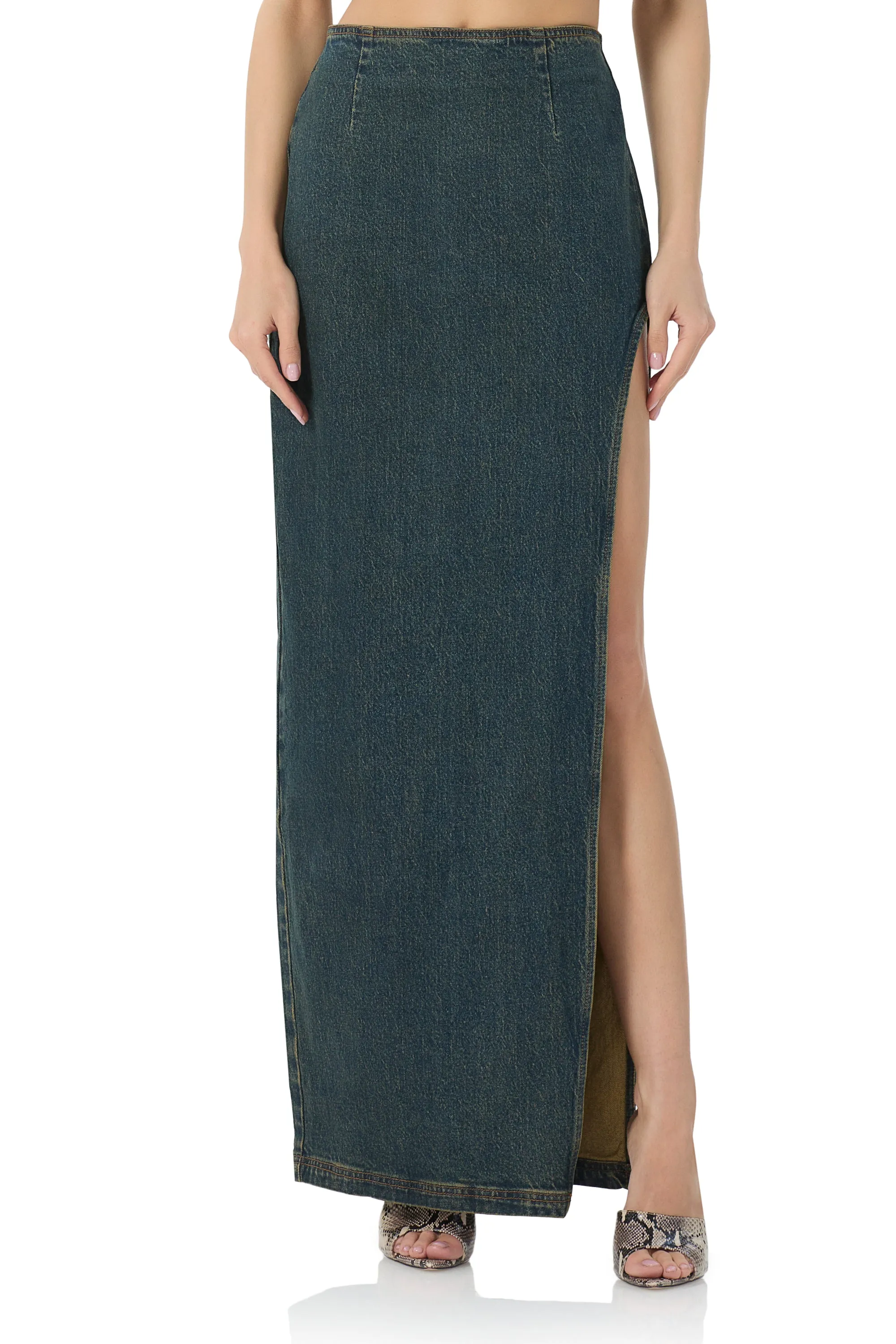 Nadia Maxi Skirt - Tinted Wash