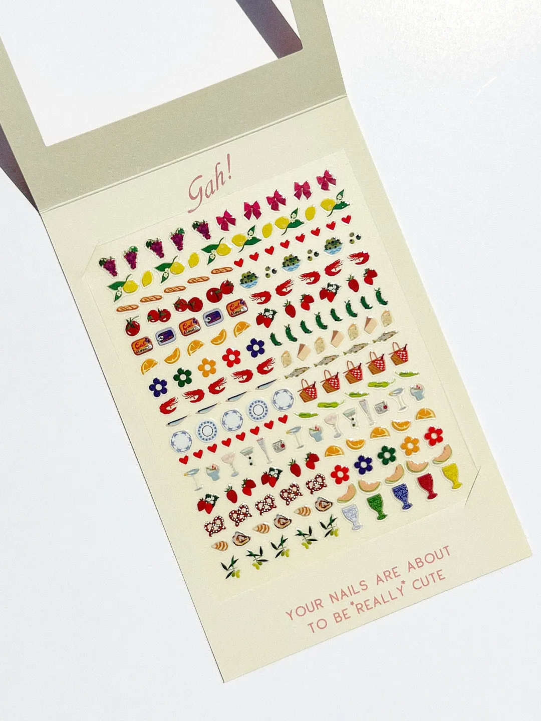 Nail Art Stickers - Gah!