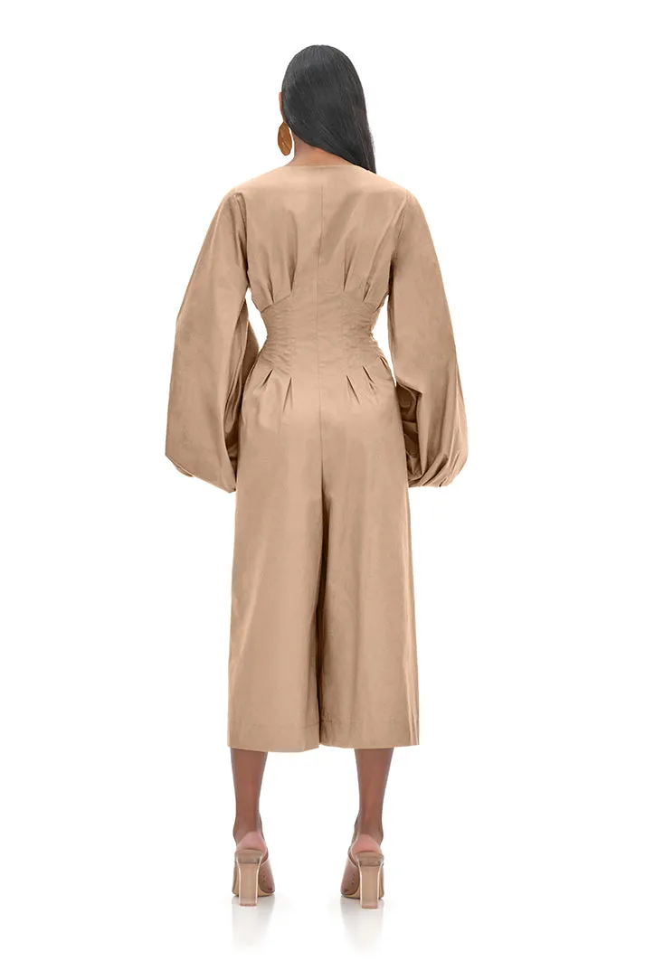 Nia Culotte Nude Jumpsuit