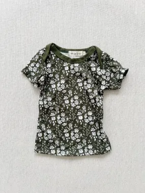 organic cotton short sleeve lap tee made with liberty of london capel