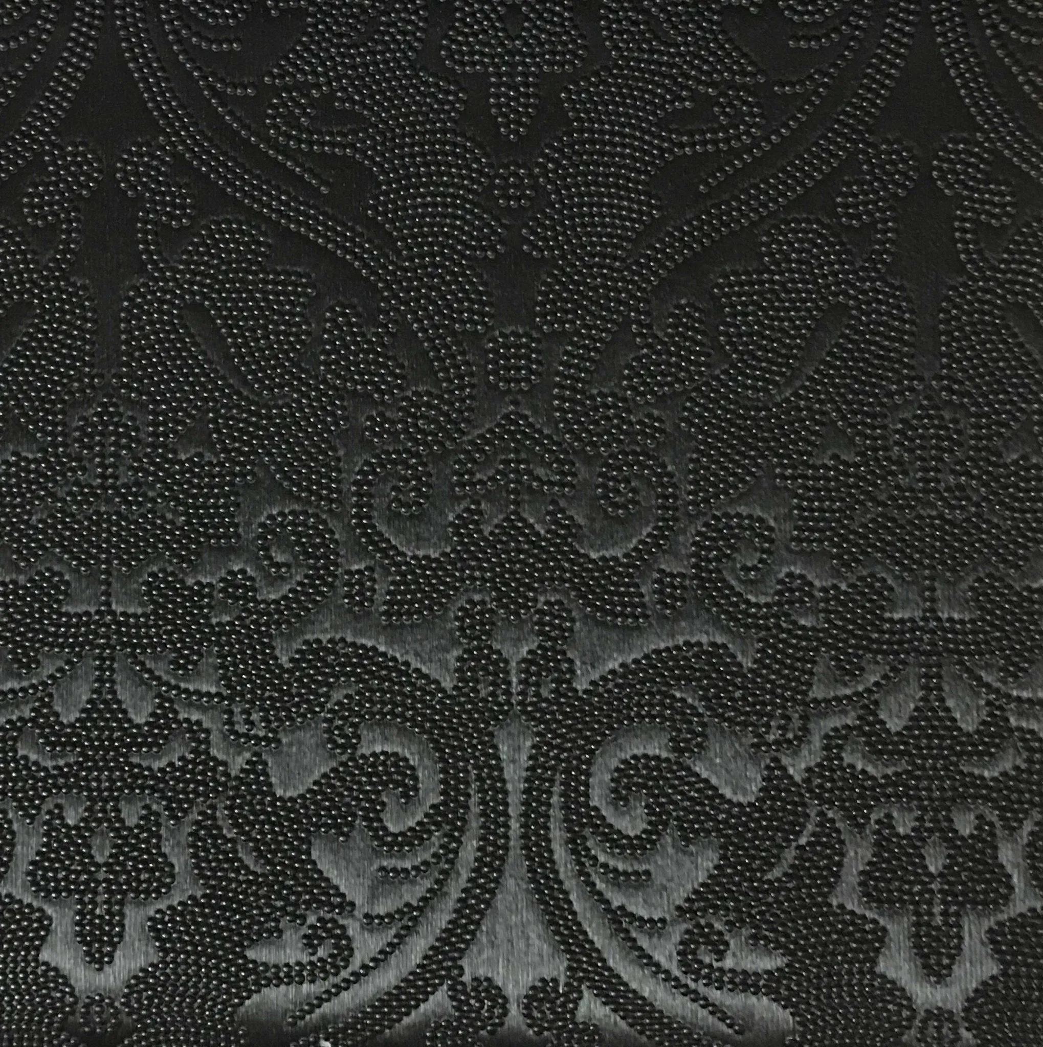 PARISIAN - EMBOSSED DAMASK PATTERN VINYL UPHOLSTERY FABRIC BY THE YARD