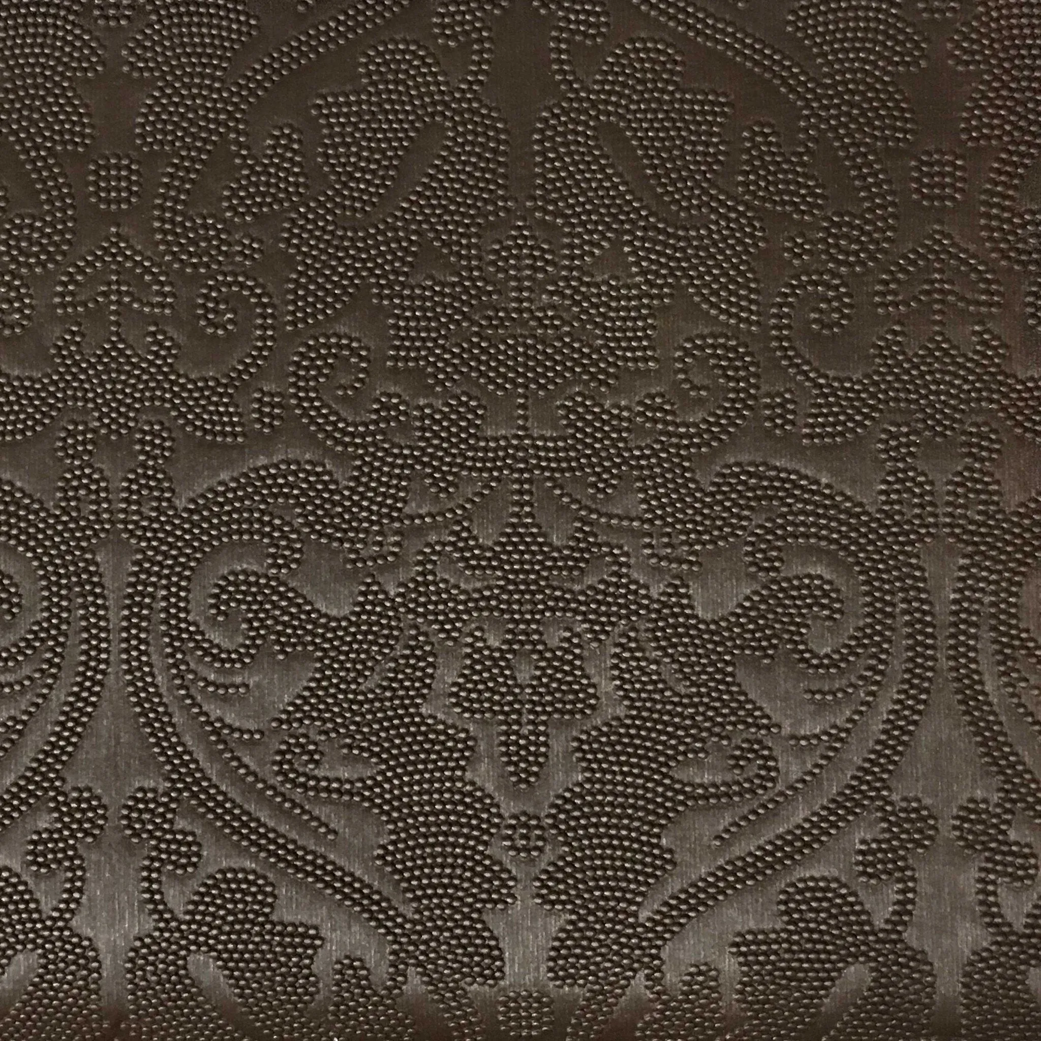 PARISIAN - EMBOSSED DAMASK PATTERN VINYL UPHOLSTERY FABRIC BY THE YARD